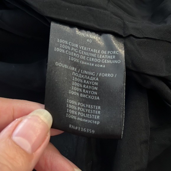 Silver Metallic Leather Jacket - Picture 10 of 10